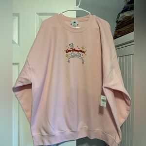 Walt Disney World light pink The Sweetest Time of the Year Crewneck
